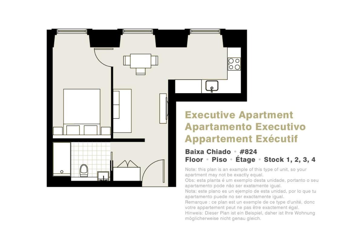 Lisbon Serviced Apartments - Baixa Екстер'єр фото