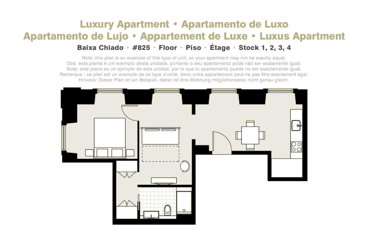 Lisbon Serviced Apartments - Baixa Екстер'єр фото
